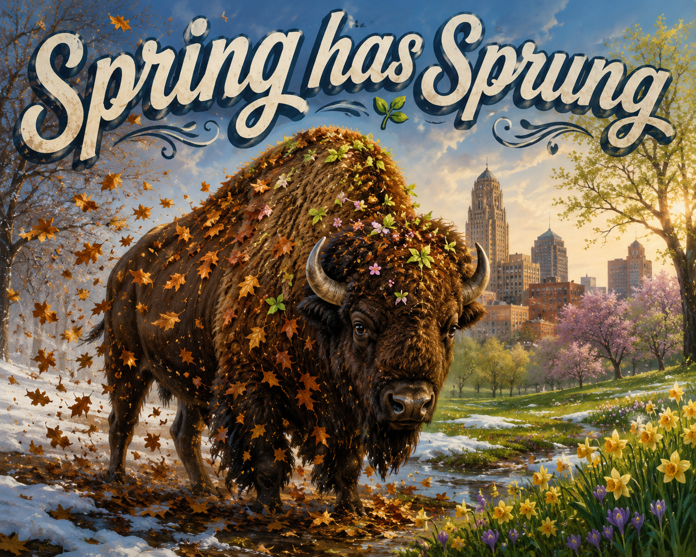 From winter to spring, Buffalo always endures